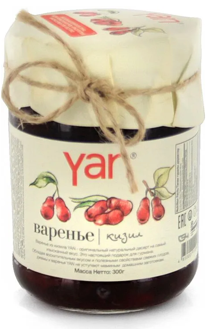 Cornelian cherry jam